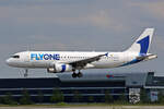 FlyOne Romania, YR-FIA, Airbus A320-233, msn: 3524, 20.Mai 2023, AMS Amsterdam, Netherlands.