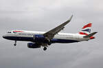 British Airways, G-EUYP, Airbus A320-232, msn: 5784, 04.Juli 2023, LHR London Heathrow, United Kingdom.