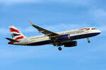 British Airways, G-EUYS, Airbus A320-232, msn: 5948, 06.Juli 2023, LHR London Heathrow, United Kingdom.