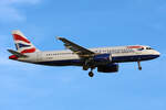 British Airways, G-MIDS, Airbus A320-232, msn: 1424, 06.Juli 2023, LHR London Heathrow, United Kingdom.