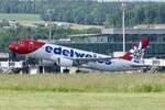 Edelweiss, A320-200, HB-IJU,  Corvatsch , 18.5.25, Zürich.
