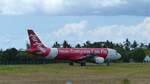 Air Asia, Airbus A 320-216, RP-C8941, Bohol/Panglao International Airport (TAG/RPSP), 27.4.2025
