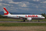 Lauda Europe, 9H-LOU, Airbus A320-214, msn: 3132, 17.Mai 2025, BSL Basel - Mühlhausen, Switzerland.