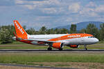 easyJet, HB-JXR, Airbus A320-214, msn: 6177, 17.Mai 2025, BSL Basel - Mühlhausen, Switzerland.