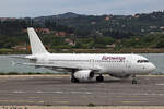 Eurowings (Operated by Avion Express Malta), 9H-AMK, Airbus A320-232, msn: 3562, 25.Mai 2025, CFU Corfu, Greece.