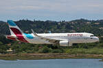 Eurowings, D-AEWL, Airbus A320-214, msn: 7263, 27.Juni 2025, CFU Corfu, Greece.