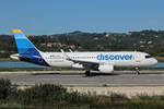 Discover Airlines, D-AIUT, Airbus A320-214, msn: 7115, 27.Mai 2025, CFU Corfu, Greece.