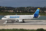 Discover Airlines, D-AIWB, Airbus A320-214, msn: 7699, 25.Mai 2025, CFU Corfu, Greece.