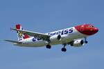 Edelweiss, A320-200, HB-JLS,  Oberalp , 22.6.25, Zürich