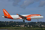 easyJet, G-EZTB, Airbus A320-214, msn: 3843, 23.Mai 2025, CFU Corfu, Greece.