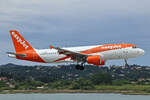 easyJet, G-EZWC, Airbus A320-214, msn: 5236, 25.Mai 2025, CFU Corfu, Greece.