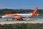easyJet Europe, OE-ICT, Airbus A320-214, msn: 6550, 27.Mai 2025, CFU Corfu, Greece.