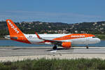 easyJet Europe, OE-ICT, Airbus A320-214, msn: 6550, 27.Mai 2025, CFU Corfu, Greece.