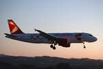 CSA (Operated by SmartWings), OK-HEU, Airbus A320-214, msn: 1885, 25.Mai 2025, CFU Corfu, Greece.
