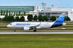 D-AIWB , Discover Airlines , Airbus A320-214(WL) , 30.05.2025 , München ,  Franz Josef Strauß  , 