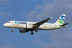 FLYONE Armenia (Operated by Sky Angkor Airlines), XU-727, Airbus A320-214, msn: 4128, 02.Juli 2025, MXP Milano Malpensa, Italy.