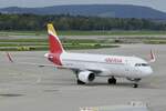 Iberia, A320-200, EC-LUL,  Cangas de Onís , 6.10.25, Zürich.