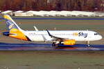 HiSky Airbus A320-232 YR-BEE beim Start in Düsseldorf 30.12.2025