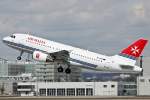 Take off A320/Air Malta/MUC/Mnchen/02.04.2010.