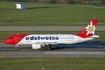 Edelweiss Air, HB-JLQ, Airbus A320-214, msn: 4673,  Pizol , 29.November 2025, ZRH Zürich, Switzerland.
