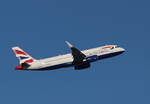 British Airways, Airbus A 320-232, G-EUYW, BER, 19.10.2025