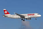SWISS International Air Lines, HB-IJR, Airbus A320-214, msn: 703,  Avenches , 04.Januar 2026, ZRH Zürich, Switzerland.