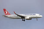 THY Turkish Airlines (Operated for AJet), TC-JTU, Airbus A320-232, msn: 7796, 21.Januar 2026, ZRH Zürich, Switzerland.