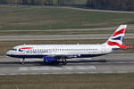 British Airways, G-EUUU, Airbus A320-232, msn: 3351, 07.März 2026, ZRH Zürich, Switzerland.