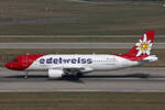 Edelweiss Air, HB-JLQ, Airbus A320-214, msn: 4673,  Pizol , 07.März 2026, ZRH Zürich, Switzerland.