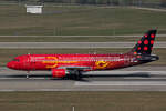 Brussels Airlines, OO-SNO, Airbus A320-214, msn: 3831,  Belgian Icons - Red Devils / Red Flames , 07.März 2026, ZRH Zürich, Switzerland.