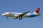 Chair Airlines, HB-JOP, Airbus A320-214, msn: 3374, 23.April 2026, ZRH Z�rich, Switzerland.