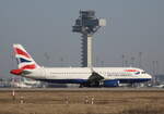 British Airways, Airbus A 320-232, G-EUYO, BER, 06.03.2026