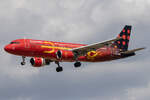 Brussels Airlines A320 OO-SNO  RedDevils  c/s am 28.07.2024 in Br�ssel