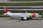 Air Portugal, CS-TNQ, Airbus A320-214, msn: 3769, 'Jos� R�gio', 25.Mai 2026, ZRH Z�rich, Switzerland.