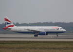 British Airways, Airbus A 320-232, G-EUUB, BER, 12.04.2026