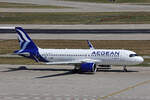 Aegean Airlines, SX-NER, Airbus A320-271N, msn: 12079, 19.Juni 2026, ZRH Z�rich, Switzerland.