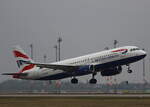 British Airways, Airbus A 320-232, G-EUUB, BER, 12.04.2026