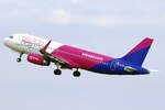 Wizz Air Malta Airbus A320-232 9H-WZW beim Start in Dortmund 4.7.2026