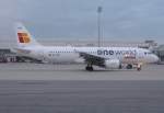 IBERIA Airbus A 320-214 ONEWORLD EC-HDP Flughafen Mnchen 13.04.2010