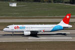 Chair Airlines, HB-JOK, Airbus A320-214, msn: 3923, 26.September 2026, ZRH Z�rich, Switzerland.