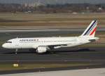 Air France, F-GJVW, Airbus A 320-200 (neue AF-Lackierung), 2010.03.03, DUS, Dsseldorf, Germany