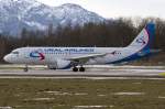 Ural Airlines, VQ-BCY, Airbus, A320-214, 09.01.2011, SZG, Salzburg, Austria 



