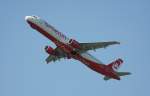 Air Berlin A 321-211 D-ABCF beim Start in Berlin-Tegel am 06.07.2011