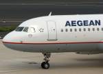 Aegean Airlines, SX-DGE, Airbus A 320-200 (Bug/Nose), 28.07.2011, DUS-EDDL, Düsseldorf, Germany
