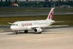 Qatar Airways A 320-232 A7-AHI bei der Ankunft in Berlin-Tegel am 22.05.2012