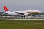 Air Malta, 9H-AEO, Airbus A 320-214 bei der Landung in MUC aus Malta-Luqa (MLA) 18.05.2012