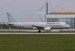 Alitalia, EI-DSA, Airbus A 320-216 beim Start in MUC nach Rom-Fiumicino (FCO) 18.05.2012