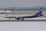 Aeroflot, VP-BQP  A.Rublev , A320-214 beim Start in MUC nach Moskau-Sheremetyevo (SVO) 22.01.2013