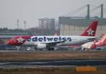 Edelweiss Air A 320-214 HB-IHX bei der Ankunft in Berlin-Tegel am 10.11.2012