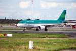 Ein A320 von Aer Lingus in Hamburg Fuhlsbttel am 17.08.08
